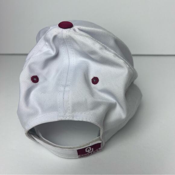 Sooners Oklahoma University White Logo Baseball Cap Unisex OS - Picture 12 of 14